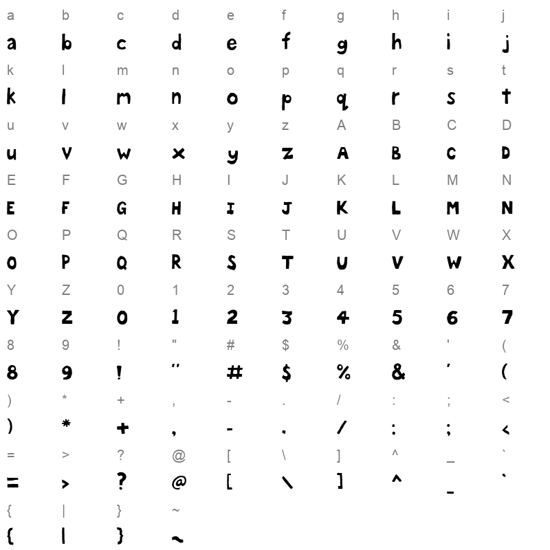 81kharabeesh Character Map