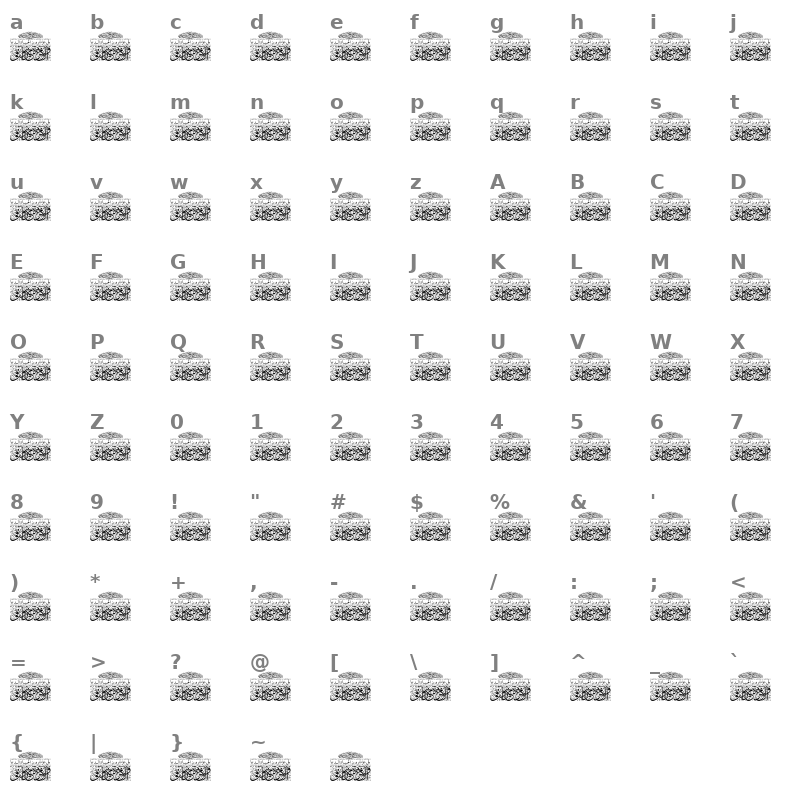 Aayat Quraan_055 Regular Character Map