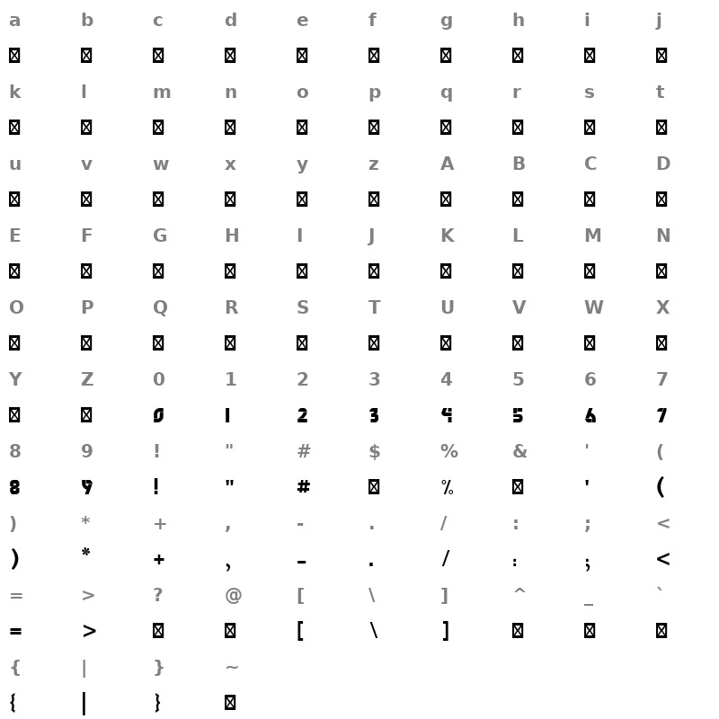 Abdo Salem Black Character Map