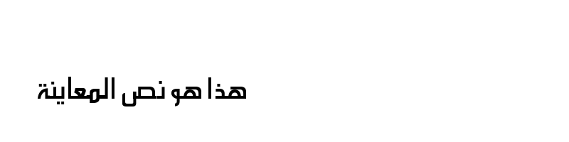 font preview of AL3RABIA