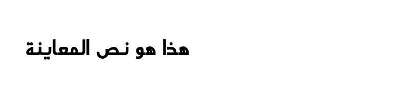 font preview of Shorooq Yara black
