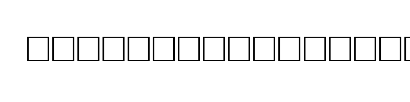 font preview of shtat 16