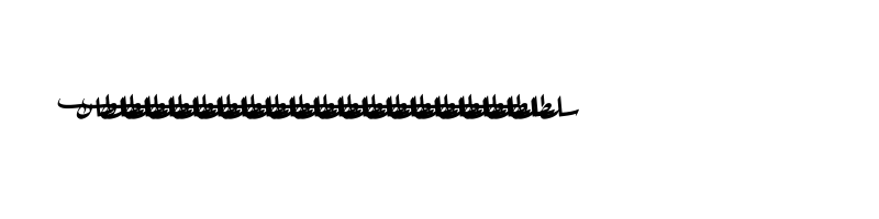 font preview of Sultan light